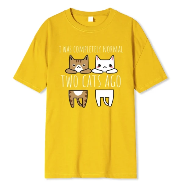 Men's "Two Cats Ago" Cat Lover T-Shirt