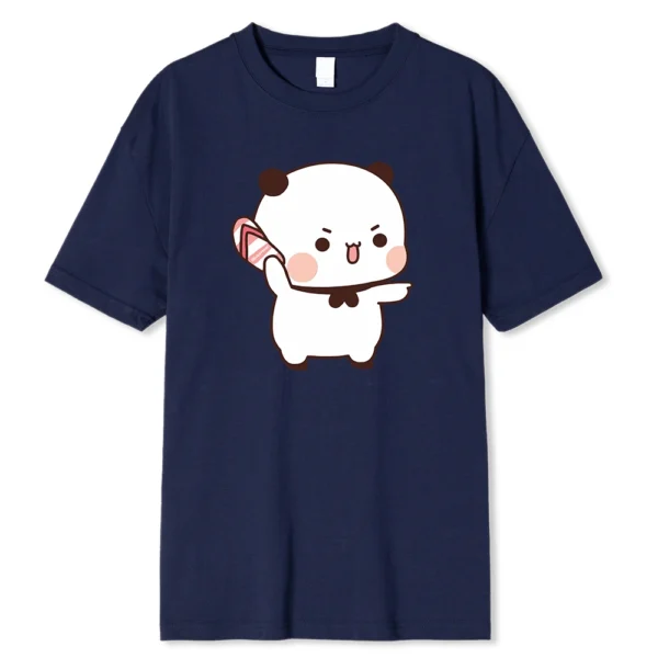 Kawaii Bubu & Dudu bear graphic t-shirt for men.