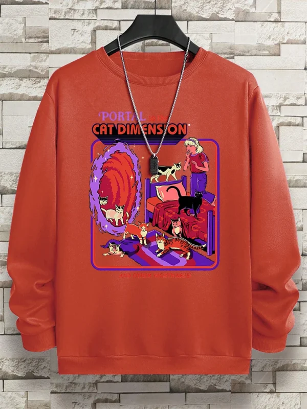 cozy fleece sweatshirt for men and women.
