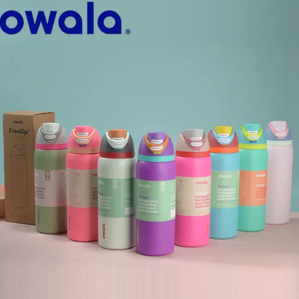 Owala Free Sip Insulated Stainless Steel Water Bottle 32oz & 40oz