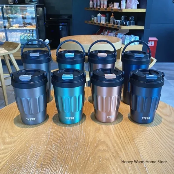 TYESO stainless steel insulated travel tumbler in 400ml/500ml size
