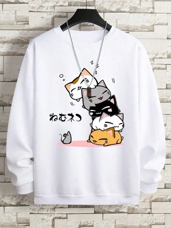 Men's Stacked Cats Hoodie
