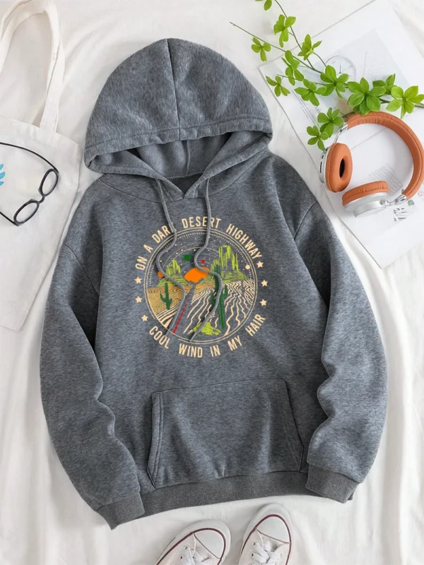 Dark Desert Highway Hoodie