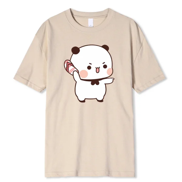 Kawaii Bubu & Dudu bear graphic t-shirt for men.