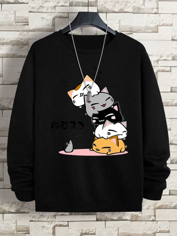 Men's Stacked Cats Hoodie