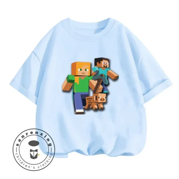 inspired by video games. Short sleeves