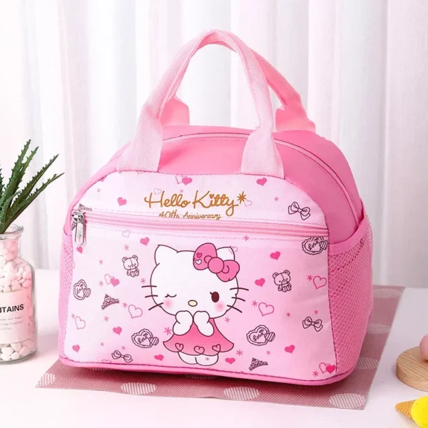 MINISO Sanrio insulated lunch bag with Hello Kitty