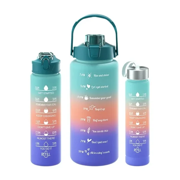 2 Liter Motivational Water Bottle with Time Marker