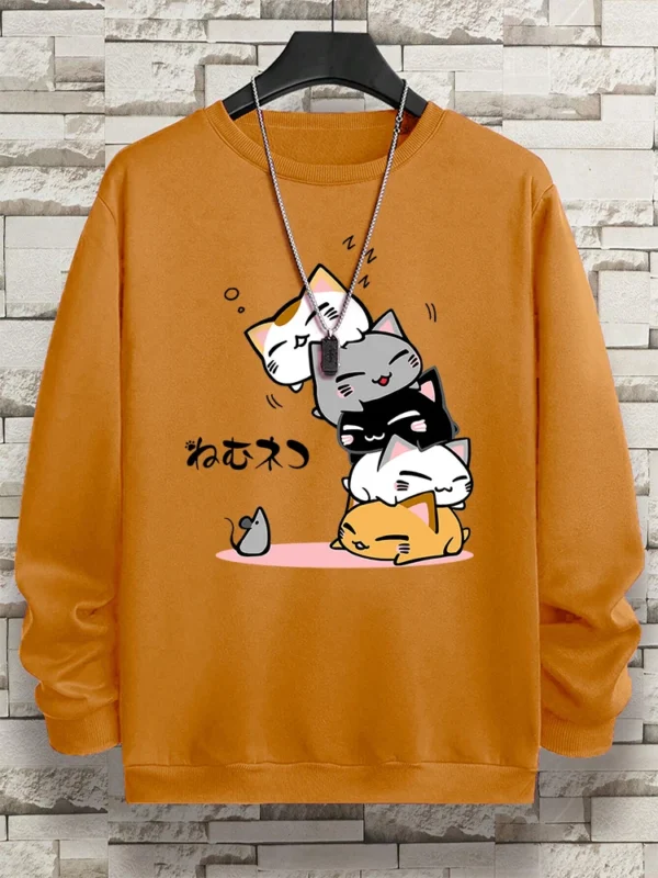 Men's Stacked Cats Hoodie