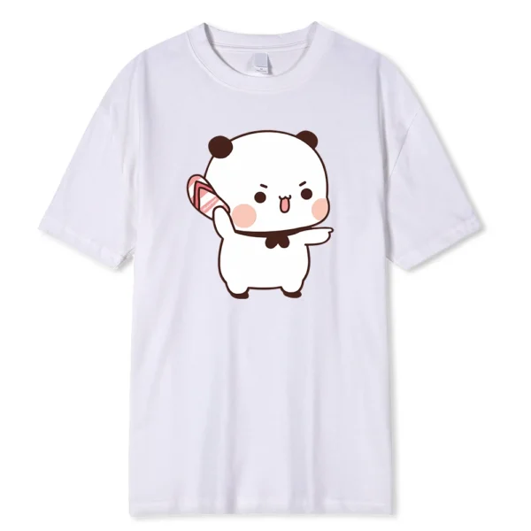 Kawaii Bubu & Dudu bear graphic t-shirt for men.
