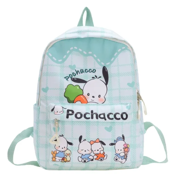 Kuromi) in nylon - multi-color school bag for girls.