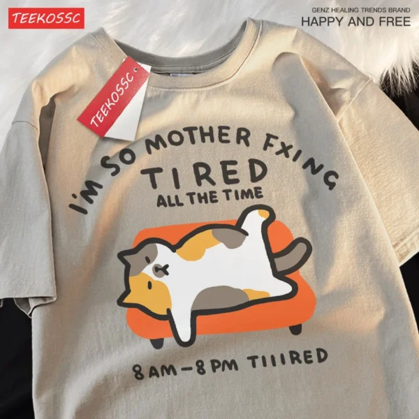 Siamese cat nap t-shirt