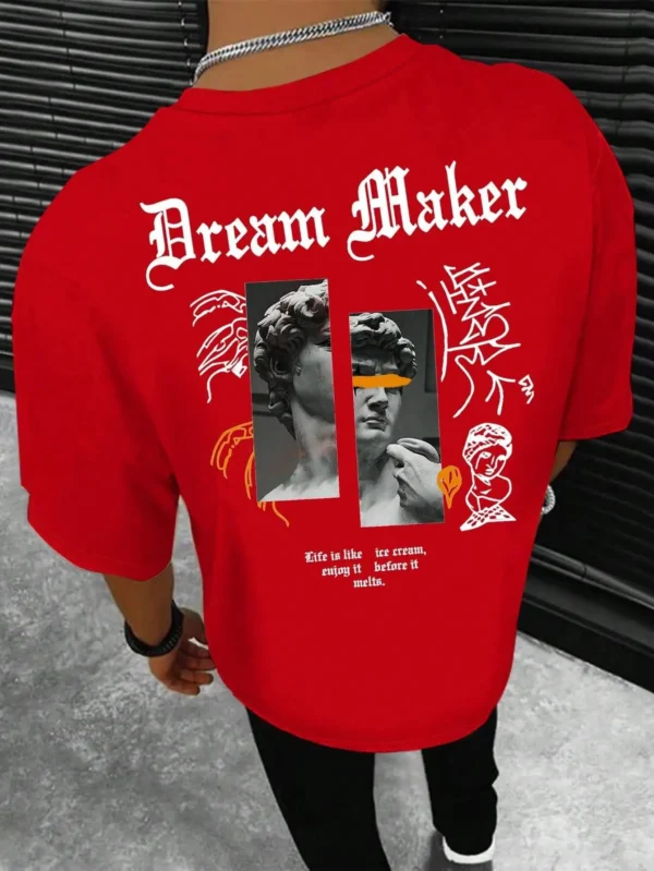 Men's 3D printed summer t-shirt