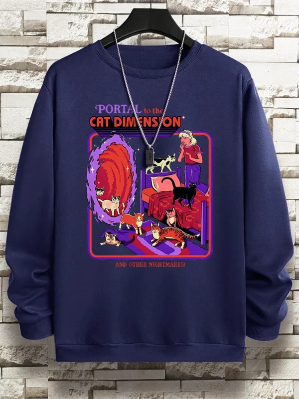 cozy fleece sweatshirt for men and women.
