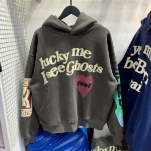 Oversized Winter CPFM Hoodie with Lucky Me I See Ghosts Print