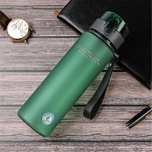 [Brand Name] BPA-Free Leak-Proof Sports Water Bottle available in 400ml and 560ml sizes.