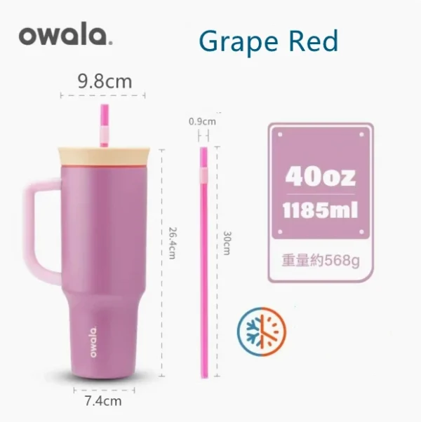 ideal for hot and cold drinks.