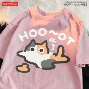 Transformed Cat Cartoon T-Shirt