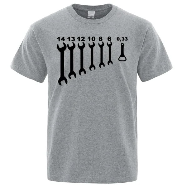 cotton short sleeve tee for engineers and car guys.
