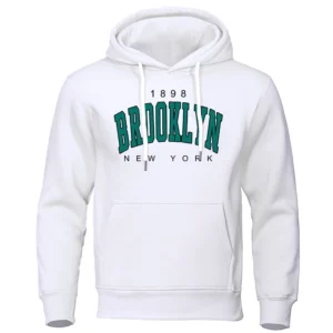 Vintage 1898 Brooklyn NY Graphic Print Men's Crewneck Sweatshirt