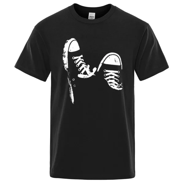 oversized O-neck breathable cotton t-shirt for summer.