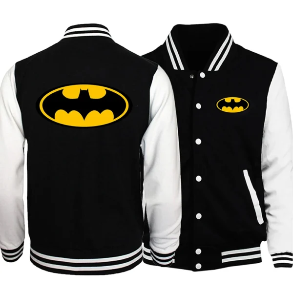 Harajuku Teeth and Bats Baseball Jacket - Unisex Fall Fashion