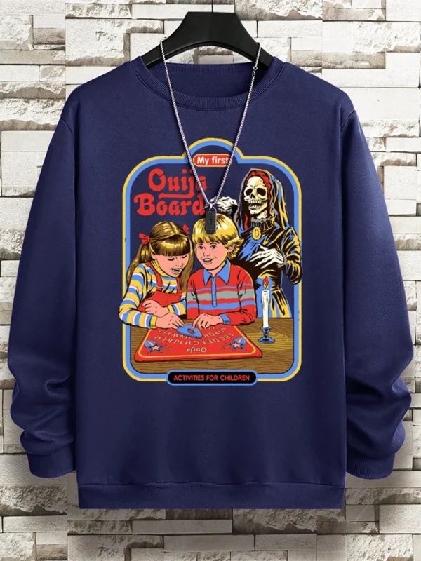 Ouija Board Fleece Sweatshirt for Autumn/Winter