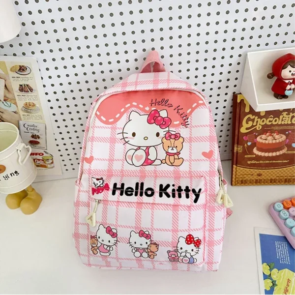 Kuromi) in nylon - multi-color school bag for girls.