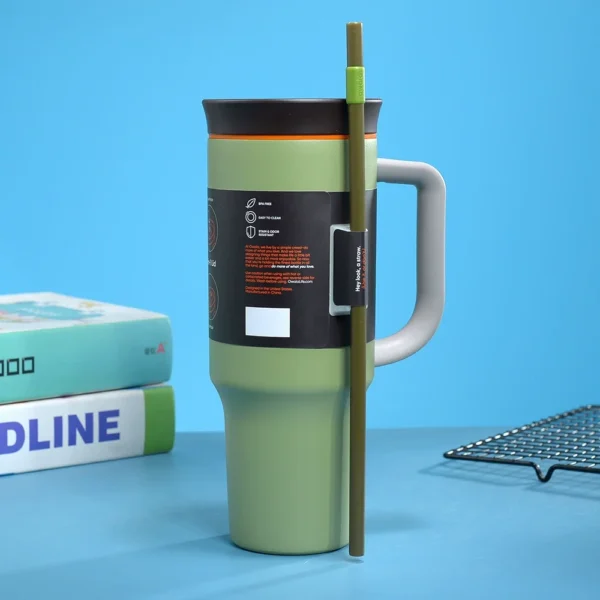 Owala 40oz stainless steel vacuum insulated tumbler with straw lid
