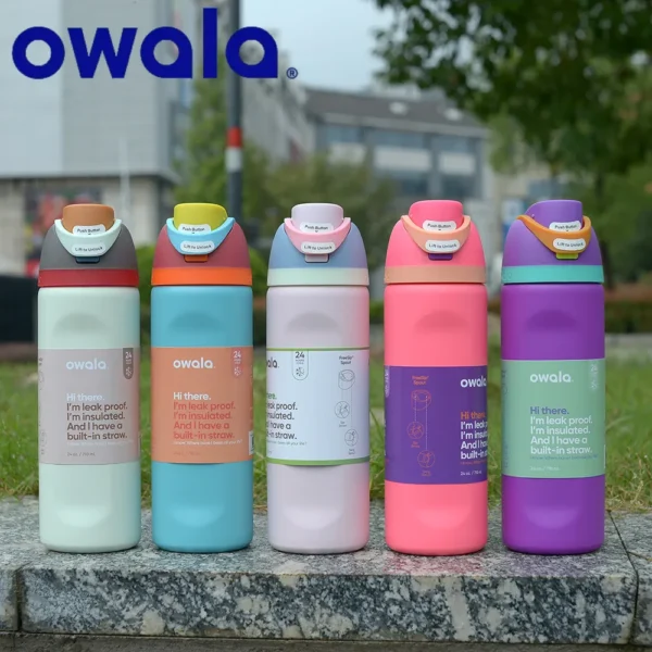 Owala Free Sip Insulated Stainless Steel Water Bottle 32oz & 40oz