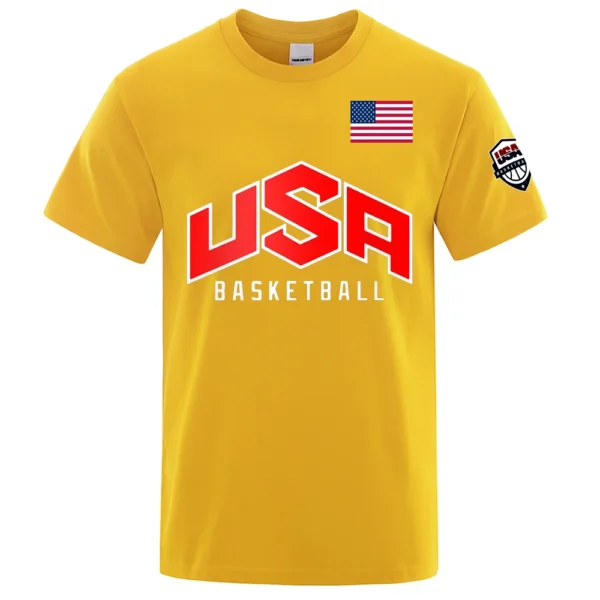 Men's USA Basketball printed t-shirt