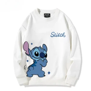 Disney Stitch hoodie with Y2K aesthetic pattern