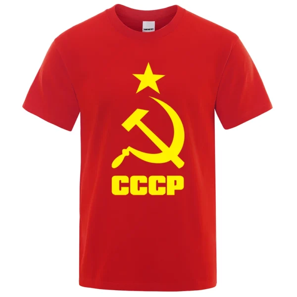 Retro USSR CCCP t-shirt for men