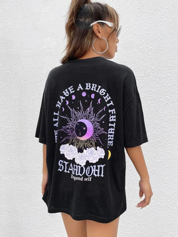 Women's Sun & Moon Graphic T-Shirt