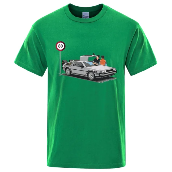 Men's "I Was Caught Speeding" funny cotton t-shirt