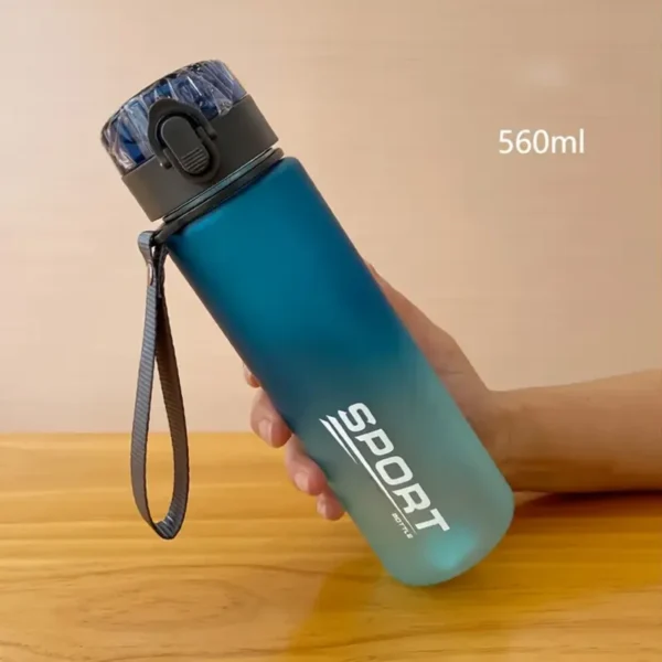 [Brand Name] BPA-Free Leak-Proof Sports Water Bottle available in 400ml and 560ml sizes.