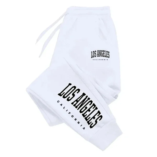 Unisex casual sweatpants with elastic waistband