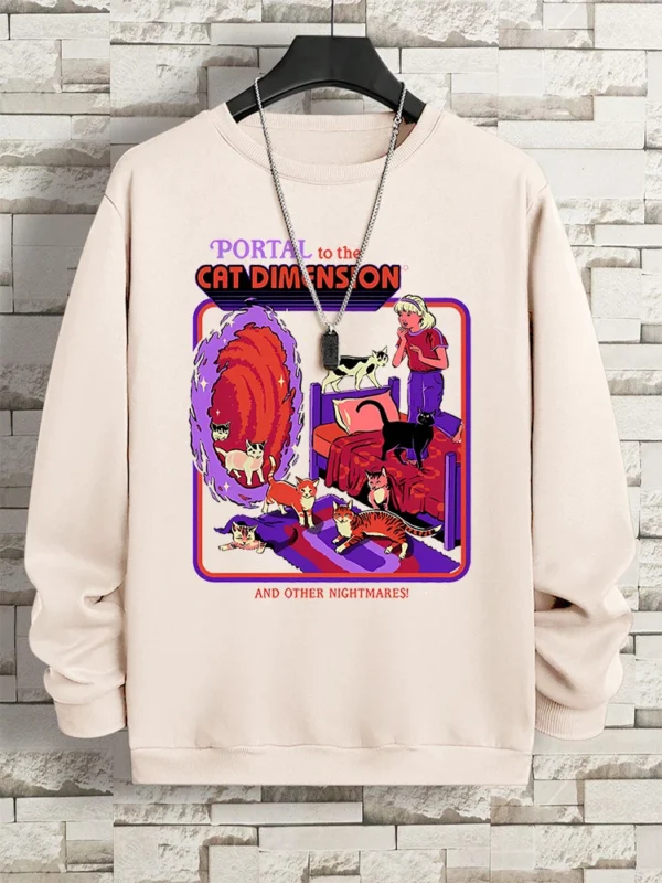 cozy fleece sweatshirt for men and women.