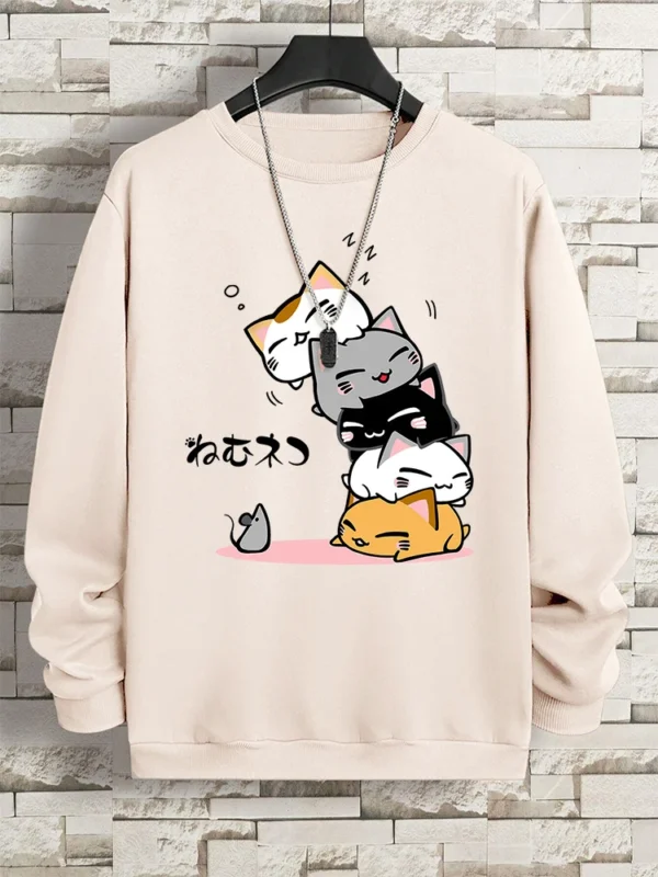 Men's Stacked Cats Hoodie