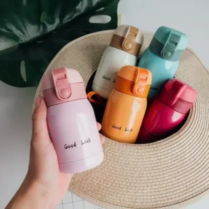 Mini stainless steel vacuum flask (200ml/360ml) designed for portability