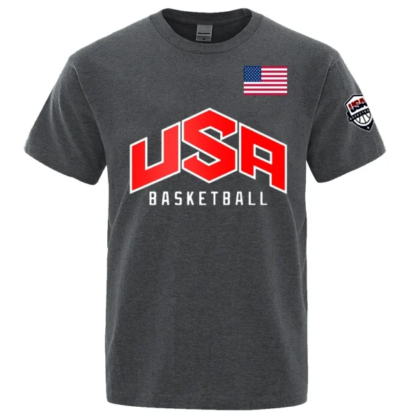 Men's USA Basketball printed t-shirt