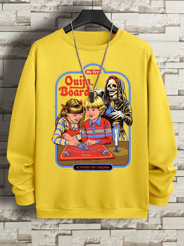 Ouija Board Fleece Sweatshirt for Autumn/Winter