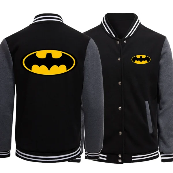 Harajuku Teeth and Bats Baseball Jacket - Unisex Fall Fashion