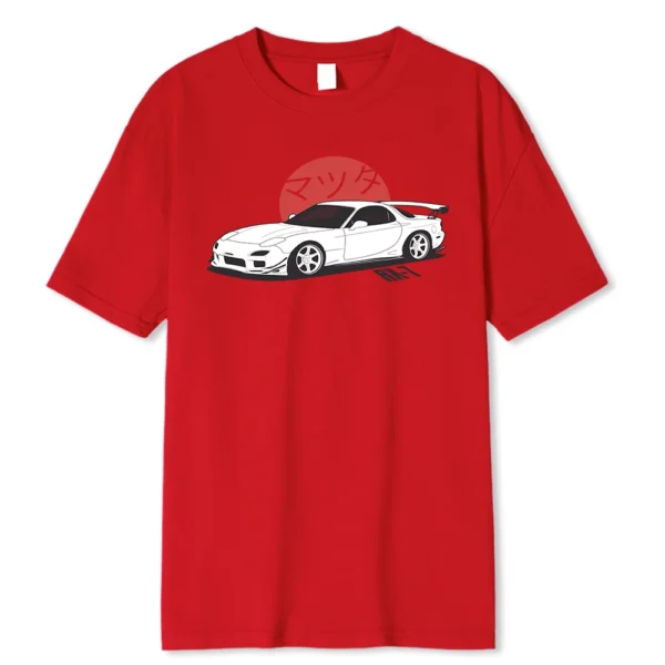 Think Like a Proton Stay Positive science t-shirt on a model.
