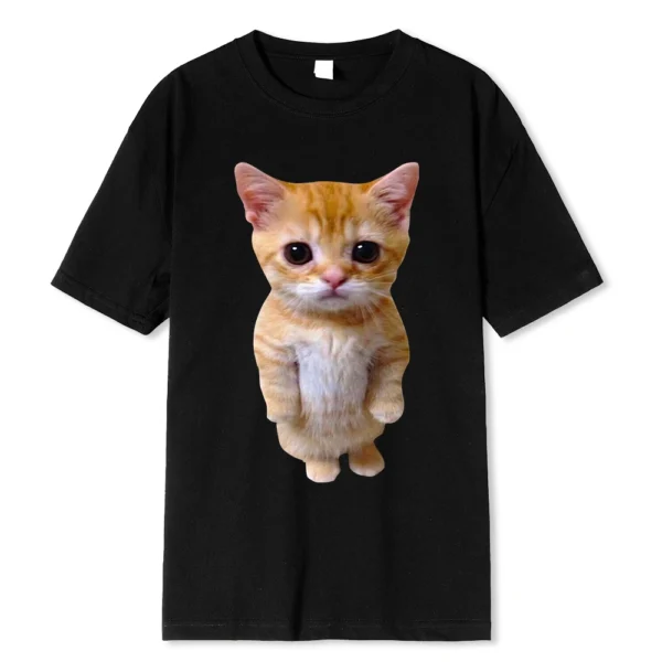 El Gato Sad Crying Cat Meme T-Shirt - Front View