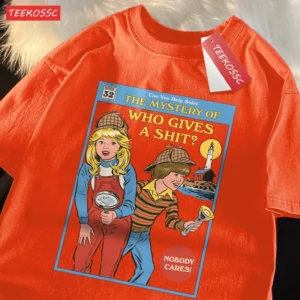 Who Gives A Shit?" Men's Oversized Graphic T-Shirt
