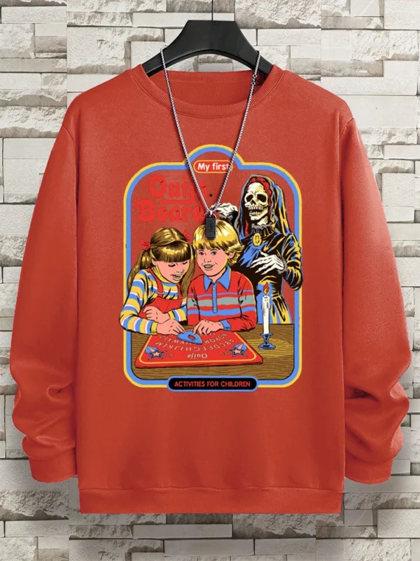 Ouija Board Fleece Sweatshirt for Autumn/Winter