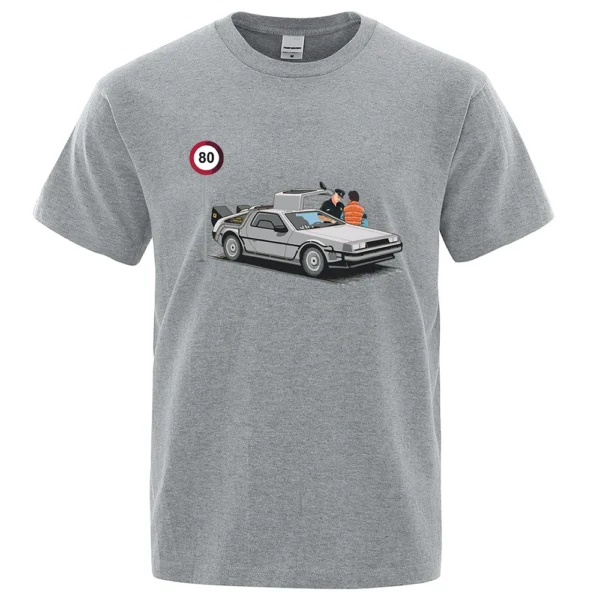 Men's "I Was Caught Speeding" funny cotton t-shirt