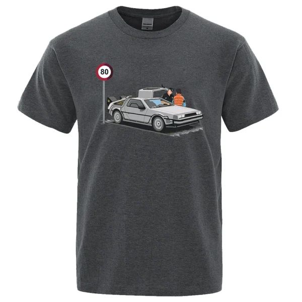 Men's "I Was Caught Speeding" funny cotton t-shirt