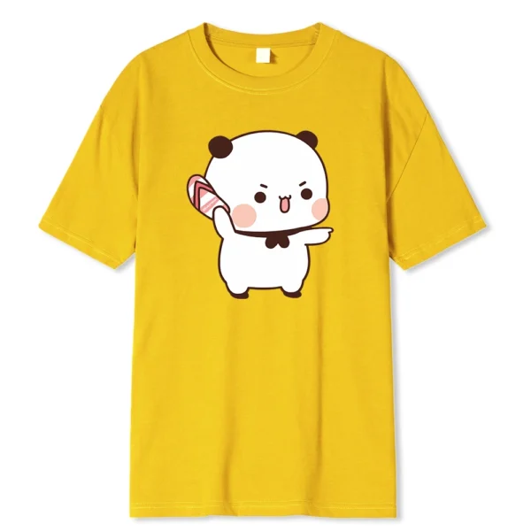 Kawaii Bubu & Dudu bear graphic t-shirt for men.